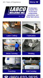 Mobile Screenshot of labcowelding.com