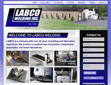 Tablet Screenshot of labcowelding.com